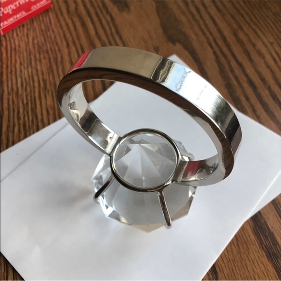 NIB 💍 Desk Paperweight - Diamond Ring (Glass) - Picture 13 of 15